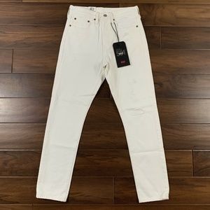Levi's Size‎ 26 White 501 High Rise Skinny Denim Jeans